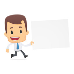 manager in various poses for use in advertising, presentations,