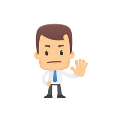 manager in various poses for use in advertising, presentations,