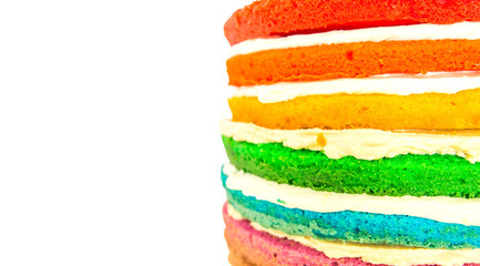 Rainbow cake without frosting - 56898475