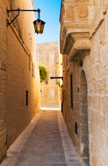 Obraz premium Mdina - ciche miasto Malty