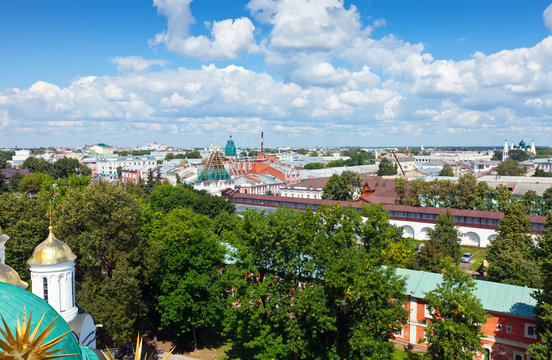   old district of Yaroslavl. Russia