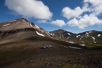 Montagne colorate in Islanda