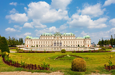 Belvedere palace in Vienna, Austria