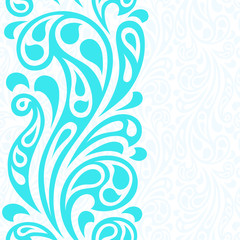 Water splash seamless waves abstract pattern.