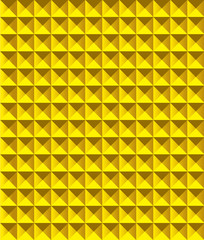 Golden Pyramid Pattern Vector Illustration