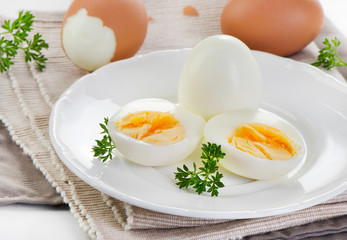 Boiled eggs