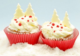 Cupcake de navidad
