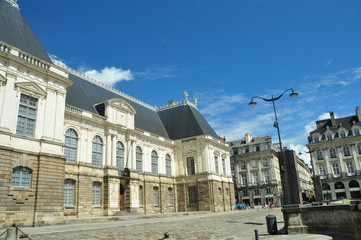 Fototapeta premium Palacio en Rennes, Francia