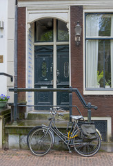 Fototapeta na wymiar general street scene amsterdam netherlands
