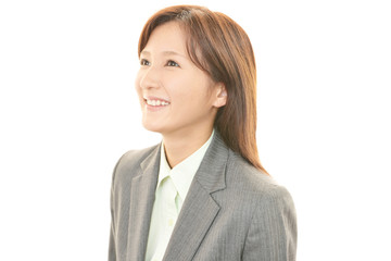 笑顔のOL
