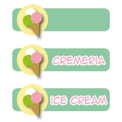 Ice cream logo