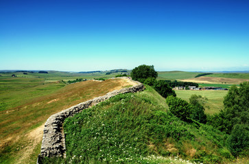 Fototapeta na wymiar Mur Hadriana, Northumberland