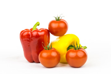 Fototapeta na wymiar Tomaten und Paprika