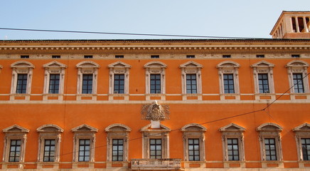 Fototapeta na wymiar Edificio come sfondo