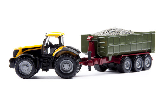 toy tractor with semi-trailer