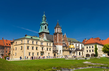 Fototapeta na wymiar Katedra na Wawelu w Krakowie, Polska