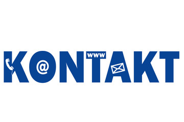 Kontakt blau - Vektor