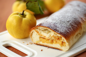 strudel with quince