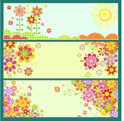 Horizontal greeting cards