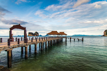Andaman sea View in Koh Ngai Island in Thailand