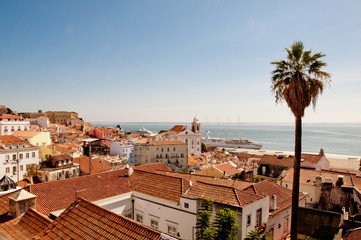 Blick über Lissabon