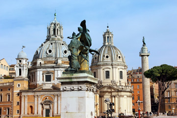 Fototapeta na wymiar Najświętszego Imienia Maryi Kościół Rzymu