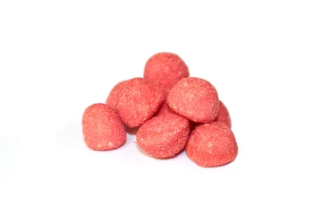 Deken met patroon Snoepjes aardbeien snoep
