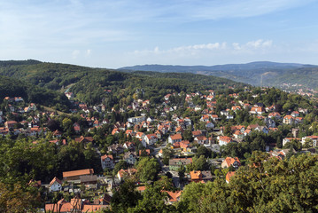 View from Wernigerode Castle, Germany
