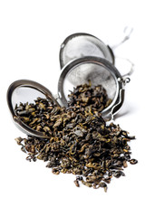 Green Gunpowder tea.