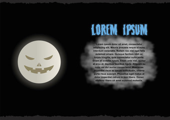 Halloween greeting card