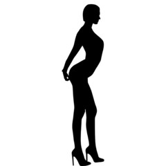 a stripper taking a sexy pose