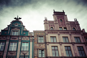 Fototapeta premium Old houses in Gdansk, Poland