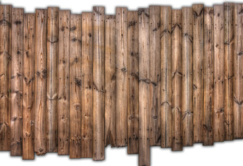 Wood planks isolated on white background