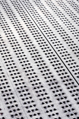 Metal background with holes