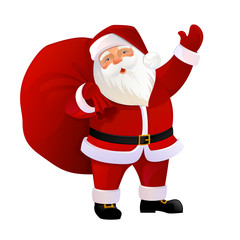 Vector Illustration of Santa Claus