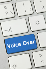 Voice over keyboard