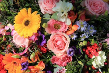 Mixed flower arrangement