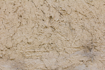 background of the mud wall