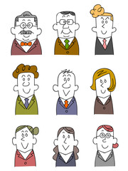 ビジネスマン　上半身