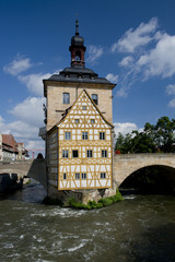 Fototapeta na wymiar Old Town Hall in Bamberg