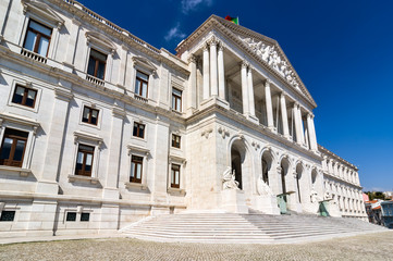 Fototapeta na wymiar Parliament of Portugal, Lisbon