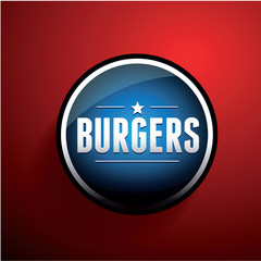 Burgers button label