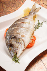 roasted fish