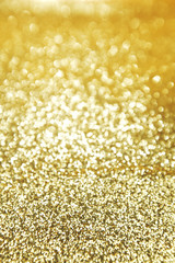 Golden glitter background