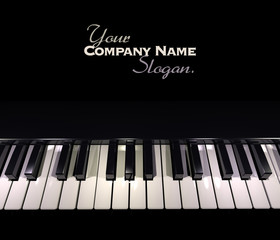 Fototapeta premium piano keyboard 2