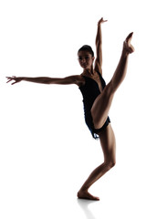Obraz premium Female ballet dancer