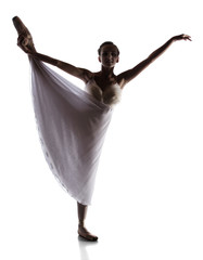 Fototapeta premium Female ballet dancer