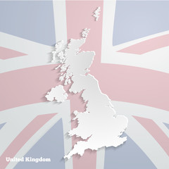 Abstract icon map of  United Kingdom