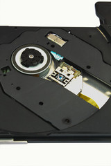 Insert the CD slot on a white background