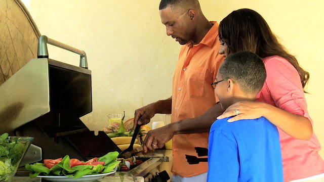 Ethnic Family Healthy Eating Lifestyle